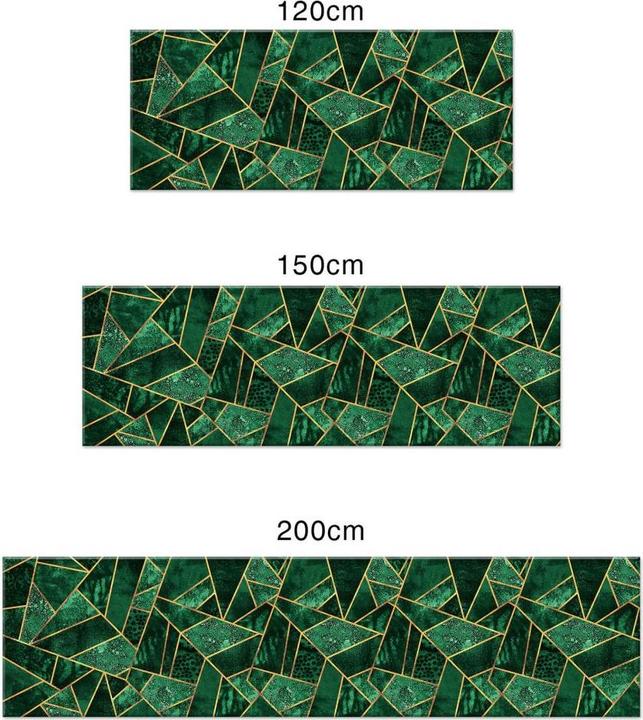 Actual product image Trenddeko Dark green emerald (200 x 50 cm)
