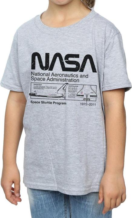 Immagine prodotto Nasa Classic Space Shuttle Maglietta Ragazze (140, 146)