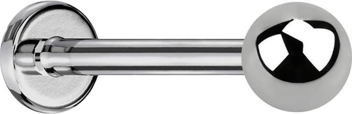 Produktbild Star Piercing Micro Labret silber mit Kugel (Titan G23, ohne Messing)