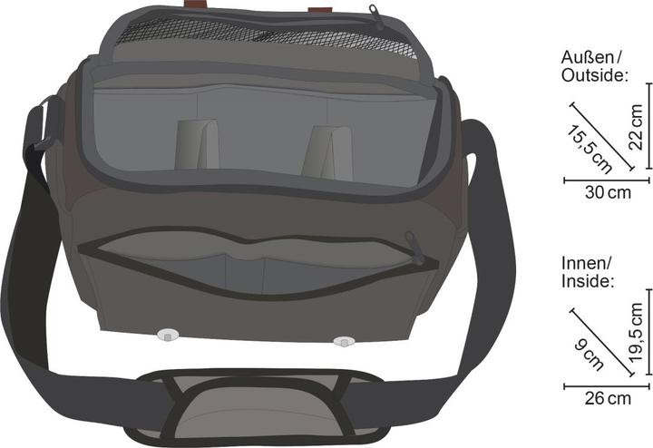 Actual product image mantona Camera bag Milano grande (Camera shoulder bag)