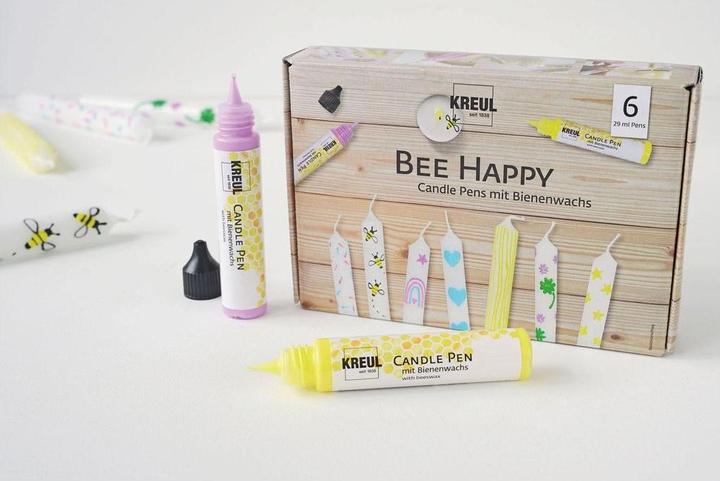 Produktbild Kreul Bee Happy (Schwarz, Grün, Gelb, Rosa, Hellblau, Violett, 174 ml)