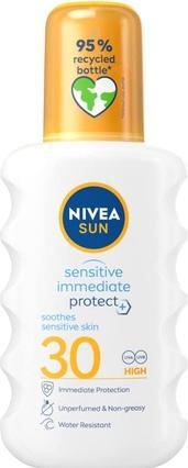 Actual product image NIVEA Ultra Sensitive Sun Spray SPF 30 - 200ml (Sun spray, SPF 30, 200 ml)