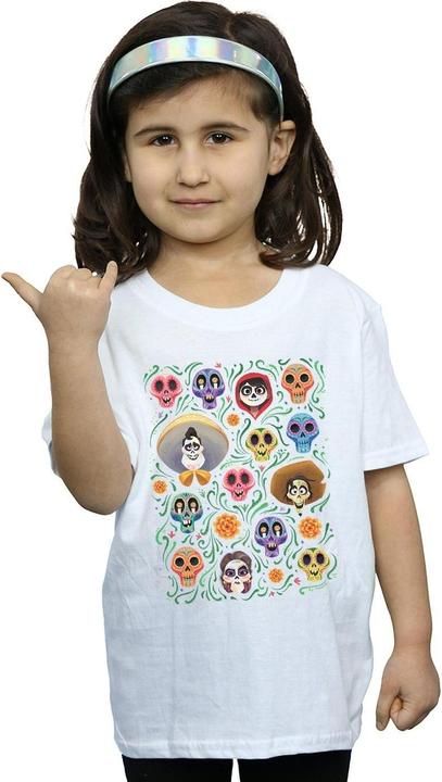Immagine prodotto Disney Coco Heads Pattern Maglietta Ragazze (128)
