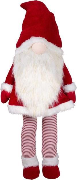 Produktbild Christmas Paradise Wackel-Wichtel Gnom 130cm(160cm) Weiss Rot – Handgefertigte Weihnachtsdekoration