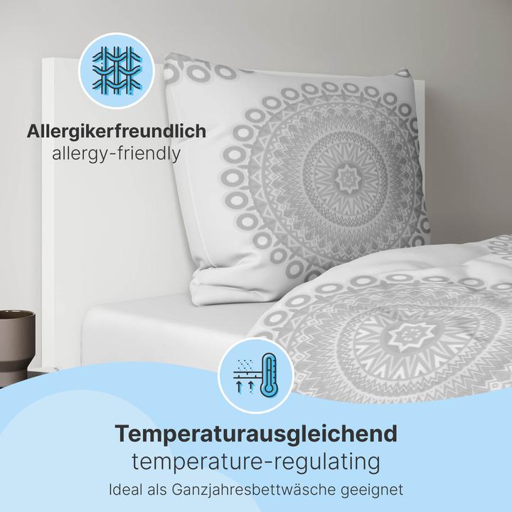 Actual product image Etérea Mandala (Duvet cover, 155x200 cm + 80x80 cm, 135x200 cm, 155x220 cm + 80x80 cm)