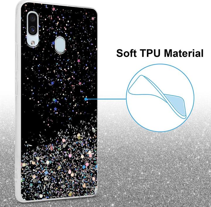 Produktbild Cadorabo TPU Cover funkelnder Glitter (Samsung Galaxy A40)