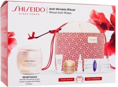 Actual product image Shiseido Gift set BENEFIANCE Wrinkle Smoothing Cream Pouch Set / / / (Facial care set)
