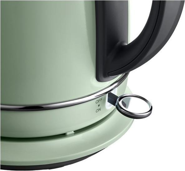 Actual product image Buydeem Teapot Electric Kettle, model K640, color Cozy Greenish, EU (1.70 l)