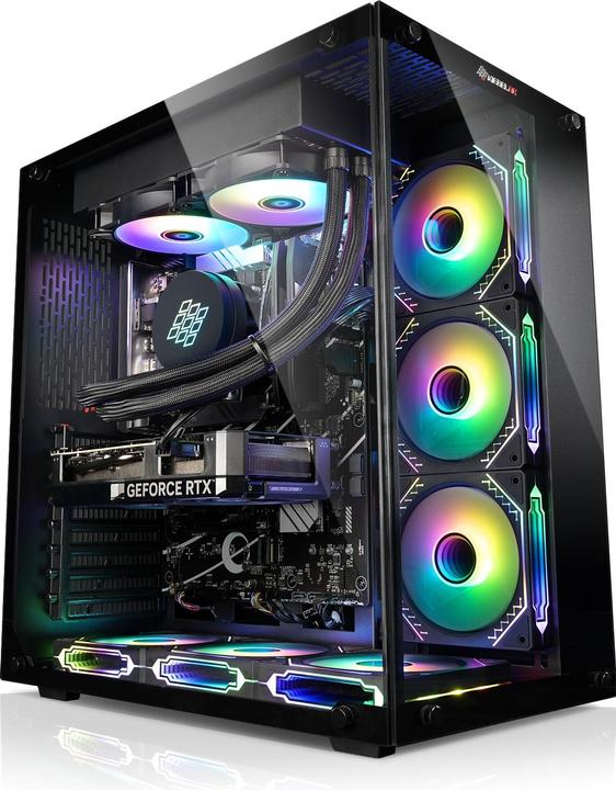 Actual product image Kiebel Gaming PC Silent Strike 12 Intel Core i7-12700F, 16GB RAM, NVIDIA RTX 3070, 1TB SSD, Windows 11 (Intel Core i9-12900KF, 32 GB, 1000 GB, GeForce RTX 4060)
