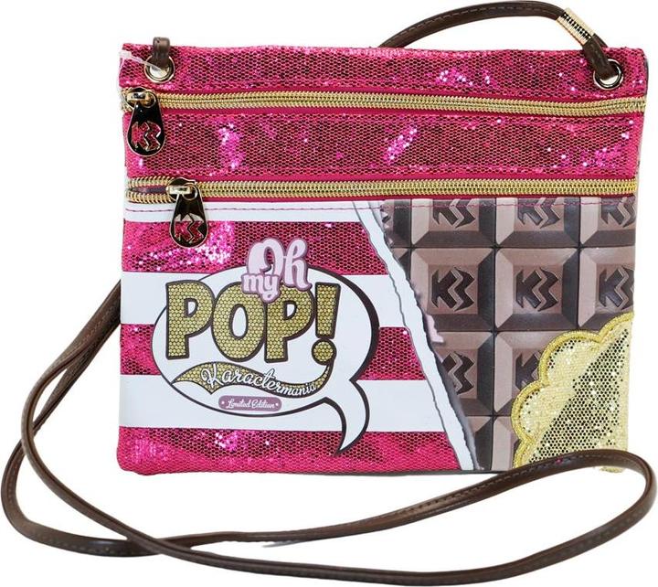 Actual product image Oh My Pop! Action Mini Horizontal Across The Body Bag Chocolat