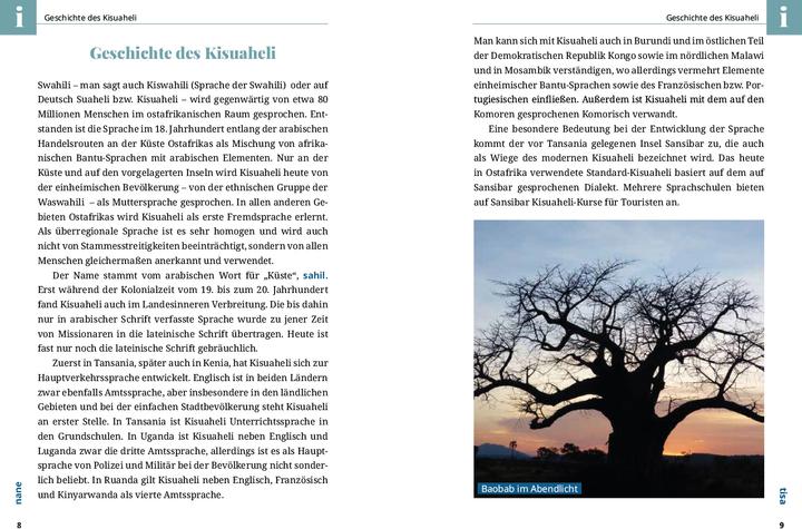 Produktbild Sprachführer Kisuaheli - Wort für Wort (Deutsch, Christoph Friedrich, 2024)