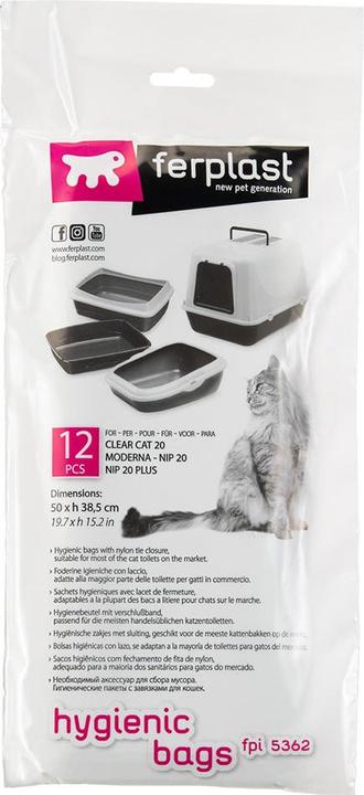 Image du produit Ferplast Sac poly FPI 5362 12 pièces