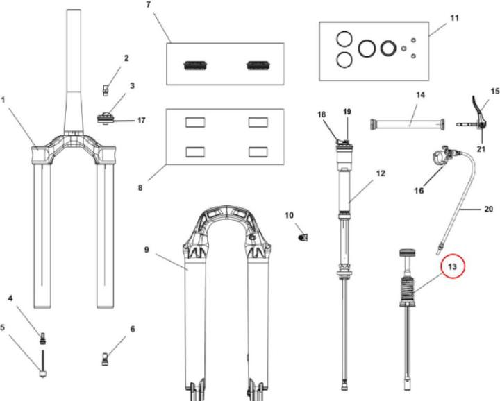 Produktbild Formula Lufteinheit Kit, 27.5" BOOST plus/29", 120-160mm, Selva S