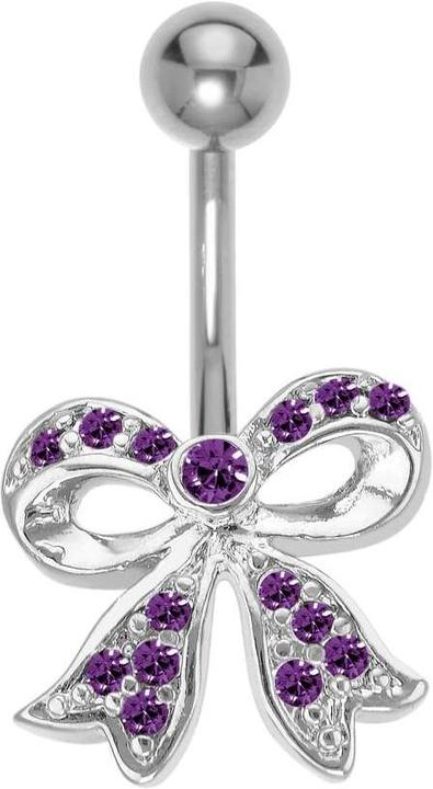 Actual product image Bijouteria Bellypiercing (Stainless steel, Crystal, Brass)