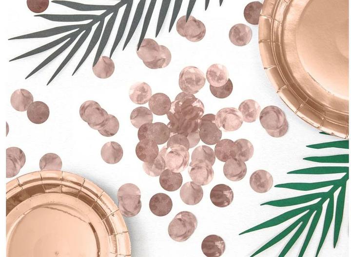Produktbild Partydeco Streudeko Tischkonfetti Roségold