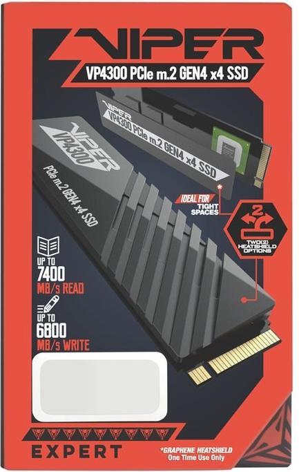Actual product image Patriot Viper VP4300 (1000 GB, M.2 2280)