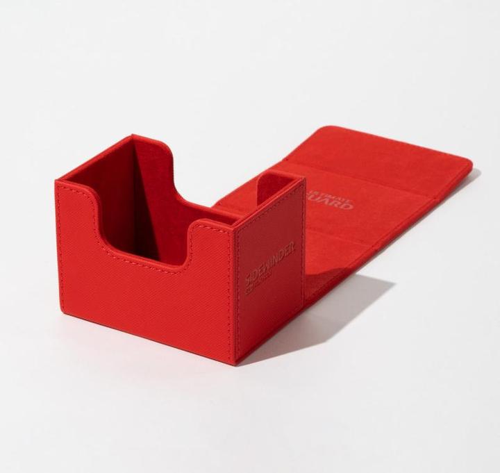 Image du produit Ultimate Guard Boîte à cartes XenoSkin Sidewinder Monocolor 80+ rouge