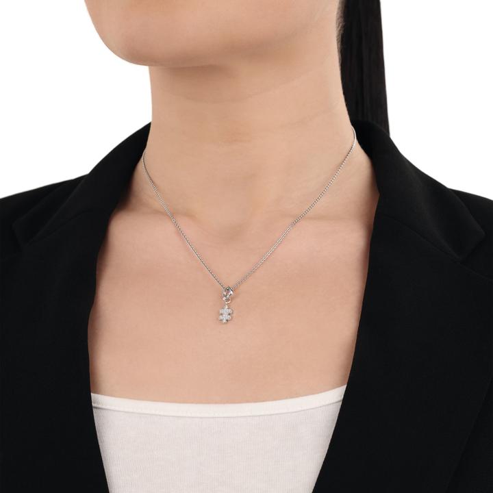 Produktbild Amor Charms für Damen, 925 Sterling Silber, Zirkonia synth. | Puzzleteil (Silber 925)
