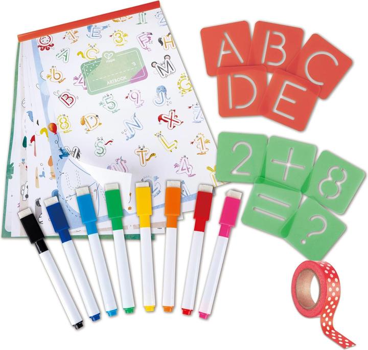 Produktbild Hape ABC und Zahlen Schablonen