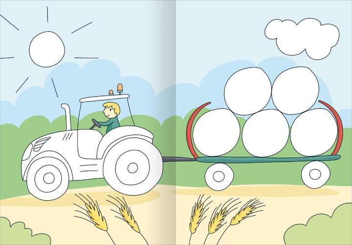 Image du produit Mon grand livre de coloriage coloré - La ferme