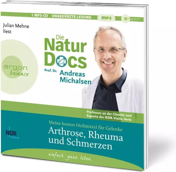 Actual product image The Nature Docs - My best remedies for joints. Osteoarthritis, rheumatism and pain (Andreas Michalsen, Friedrich-Karl Sandmann, Julian Mehne, German)