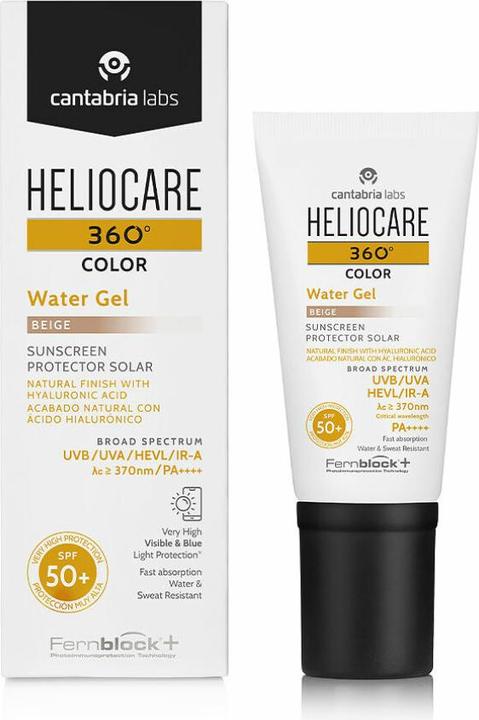 Actual product image Heliocare 360° COLOR Water Gel SPF50 Beige 50ml (Suntan cream, SPF 50+, 50 ml)