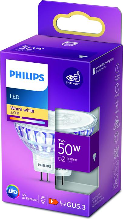 Produktbild Philips Spot (GU5.3, 7 W, 621 lm, 1 x, F)