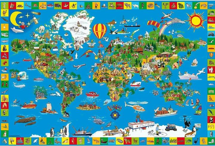 Produktbild Schmidt Spiele Deine bunte Erde (200 Teile)