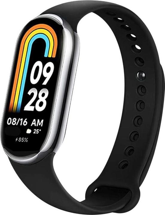 Produktbild Fixed - Silicone Strap - Xiaomi Mi Band 8 / 8 NFC / 9 / 9 NFC - Black (Silikon)