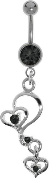 Bijouteria Bauchpiercing (Messing, Kristall, Titan)
