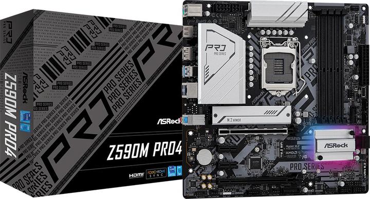 AsRock Z590M Pro4 (LGA 1200, Intel Z590, mATX)