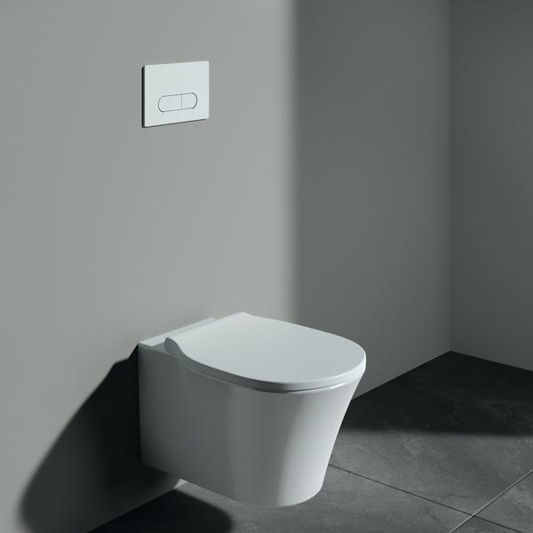 Actual product image Ideal Standard WC Connect Air Aquablade white with coating wall-mounted E0