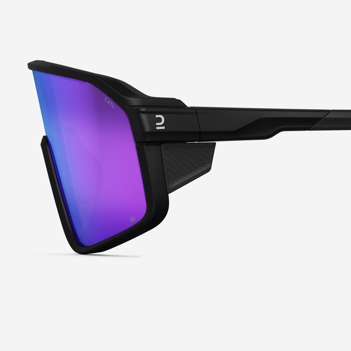 Actual product image Quechua Sunglasses High Resolution Full LENS - MH900 Category 4 black (Black, Black)
