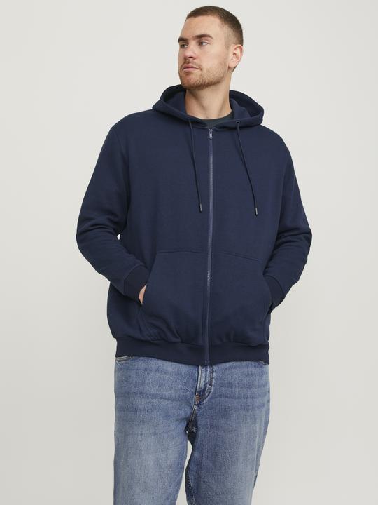 Actual product image Jack & Jones Zip Plus Size Hoodie (3XL)