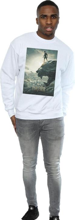 Actual product image Mens Black Panther Poster Cotton Sweatshirt (L)