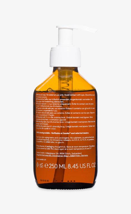 Productafbeelding Soeder* Natuurlijke zeep Zwarte den (Vloeibare zeep, 250 ml)