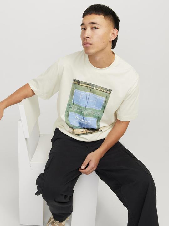 Produktbild Jack & Jones Gedruckt Rundhalsausschnitt T-shirt T-shirt (M)
