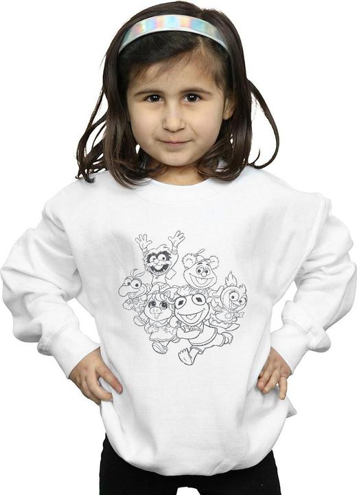 Immagine prodotto Disney The Muppets Muppet Babies Mono Group Felpa Ragazze (128)