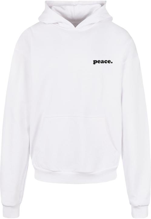 Produktbild Merchcode Peace - Wording Peace White and Peace - Graffiti with Ultra Heavy Hoody - 111859 (XL)