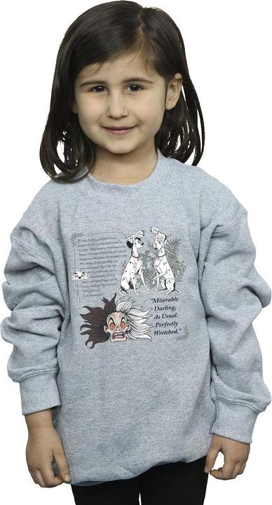 Immagine prodotto Disney 101 Dalmatians Miserable Darling Felpa Ragazze (128)