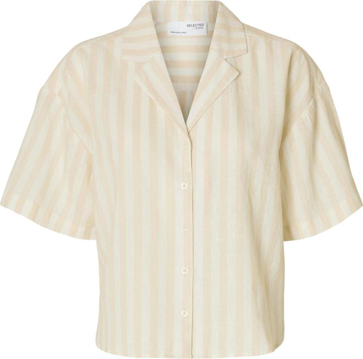 Produktbild Selected Homme Kurzarm Bluse aus Leinengemisch (34)