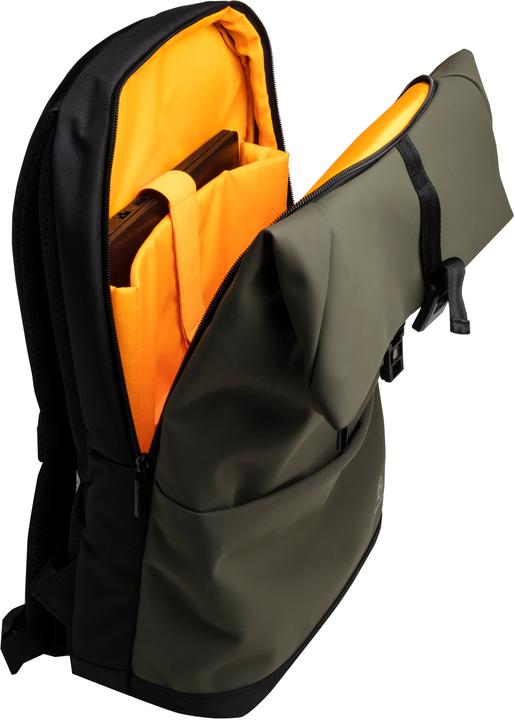 Actual product image Exacompta Sac à dos ordinateur Exactive Young 2 compartiments - Kaki (18 l)