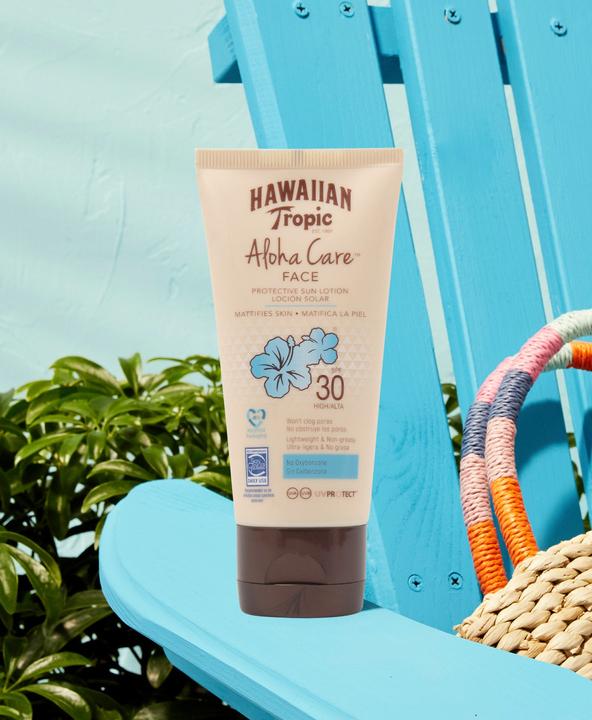 Immagine prodotto Hawaiian Tropic ALOHA CARE FACE lozione solare SPF30 90 ml (Crema solare, SPF 30, 90 ml)