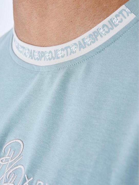 Produktbild Project X Paris Einfarbiges T-Shirt mit Logo-Streifen (XL)