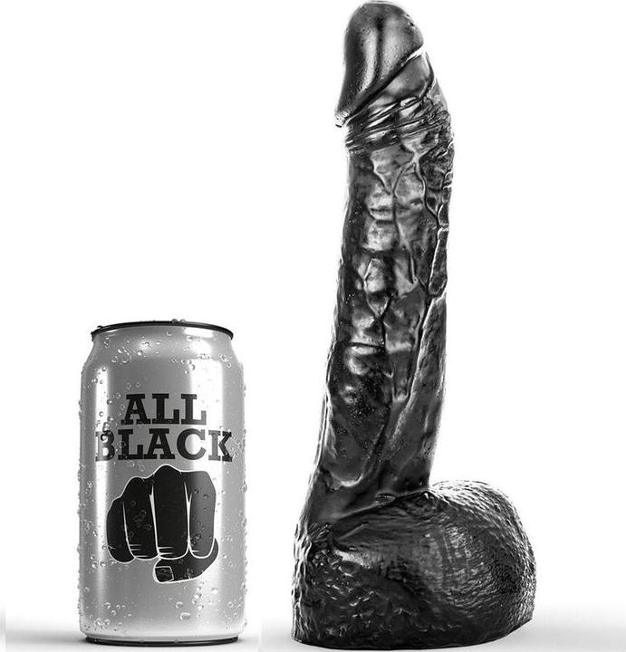 All Black Realistischer Dildo