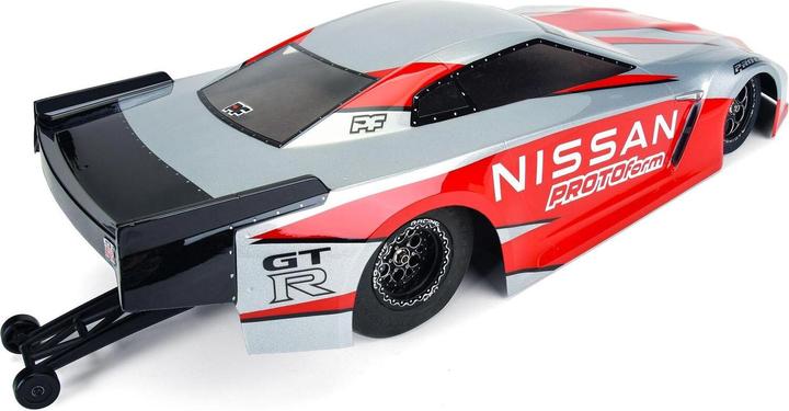 Actual product image Proline Body Nissan GT-R R35 Drag unpainted, 1:10