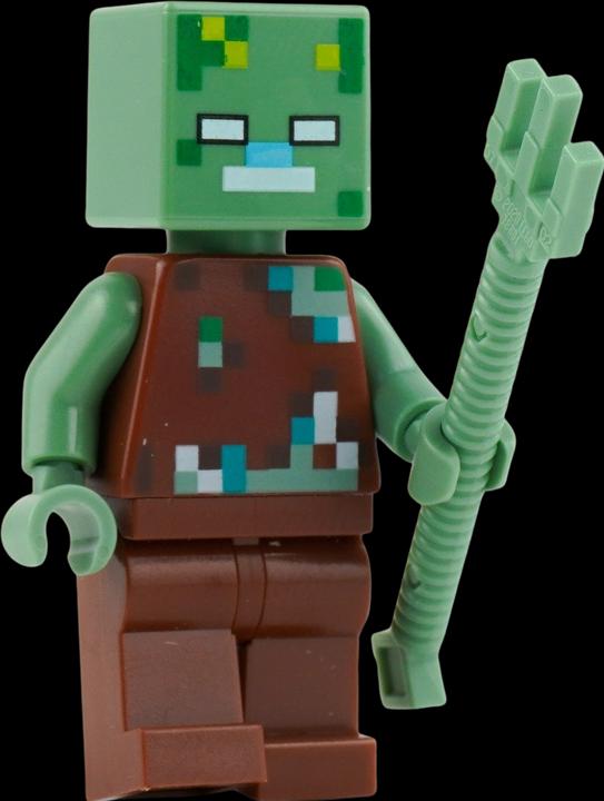 Actual product image LEGO Minecraft Mini-Set Mutiger Held vs. Ertrunkener! - NEU! Menge 1x