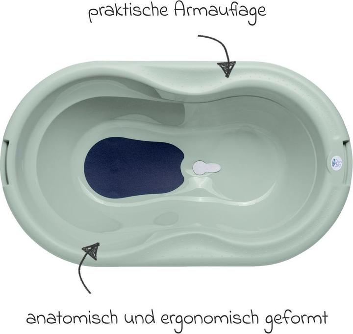 Immagine prodotto Rotho Babydesign Babybadewannen & Badeeimer Baby-Badewanne Tilo - mit Anti-Rutschmatte
