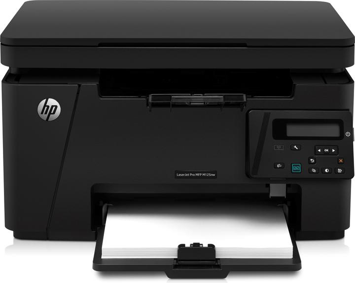 Actual product image HP LaserJet Pro MFP M125nw - Multifunction printer - b/w - laser - 216 x 297 mm (Or (Laser)