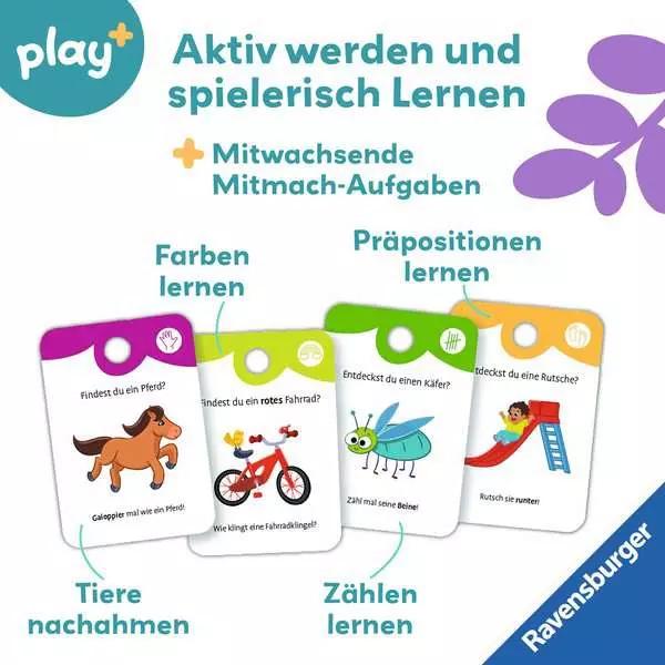 Produktbild Ravensburger Play+ Spiel und Mach mit! Karten: Sachen suchen: unterwegs – Activity Karten für (Deutsch)